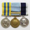 Queen's Korea, UN Korea and Royal Navy Long Service & Good Conduct Medal Group - A.S. Baxter, A.A.1., H.M.S. Ariel