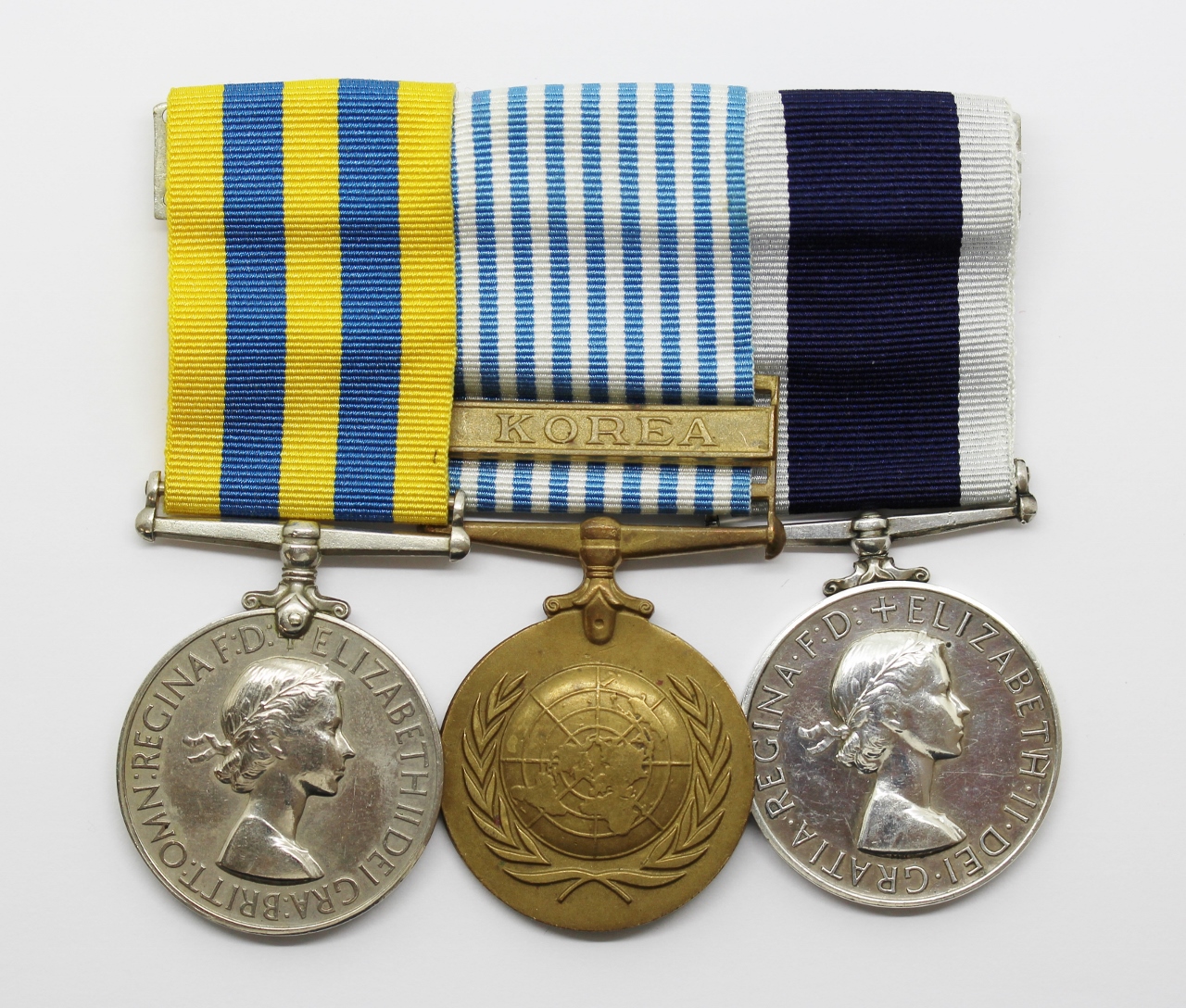 Queen's Korea, UN Korea and Royal Navy Long Service & Good Conduct Medal Group - A.S. Baxter, A.A.1., H.M.S. Ariel