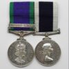 Campaign Service Medal (Clasp - Northern Ireland) and Royal Naval Long Service & Good Conduct Medal - L.E.M. K.P. Davies, Royal Navy