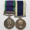 Campaign Service Medal (Clasp - Malay Peninsula) and Royal Naval Long Service & Good Conduct Medal - V. Willingham, R.E.A.(A).1., Royal Navy