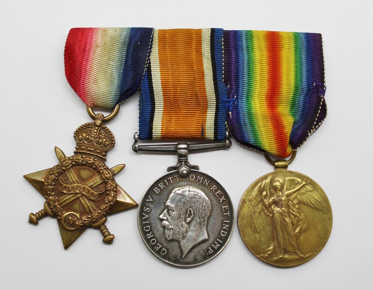 WW1 1914-15 Star Medal Trio - Pte. T.A. Breakspear, Sherwood Rangers Yeomanry / South Notts Hussars