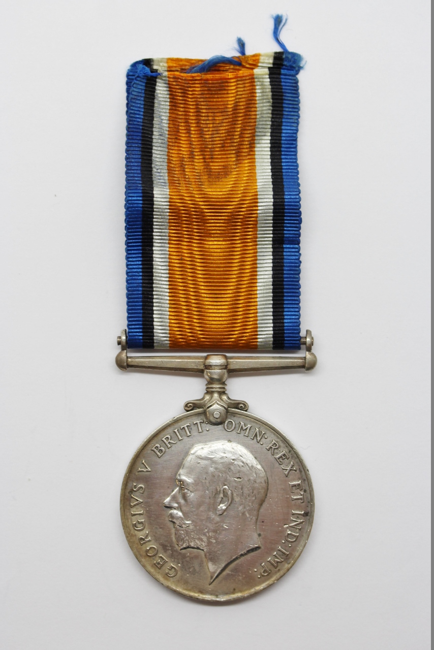 WW1 British War Medal - W.O.Cl.2. D. Charlton, Notts & Derby Regiment (Sherwood Foresters)