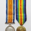 WW1 British War & Victory Medal Pair - Pte. T.R. Rowlinson, 13th Bn. Manchester Regiment