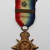 WW1 1914 Mons Star (Clasp - 5th Aug. - 22nd Nov. 1914) - Gnr. B.V. Chapman, Royal Field Artillery