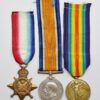 Scarce Early WW1 Prisoner of War Casualty 1914 Mons Star Medal Trio - Pte. M.S. Maltby, 1st Bn. Lincolnshire Regiment