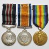 WW1 Military Medal, British War Medal & Victory Medal Group - Sjt. F. Smith, 15th (Bantams) Bn. Notts & Derby Regiment (Sherwood Foresters)
