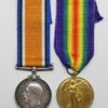WW1 British War & Victory Medal Pair - Pte. C. Fairbank, South Staffordshire Regiment