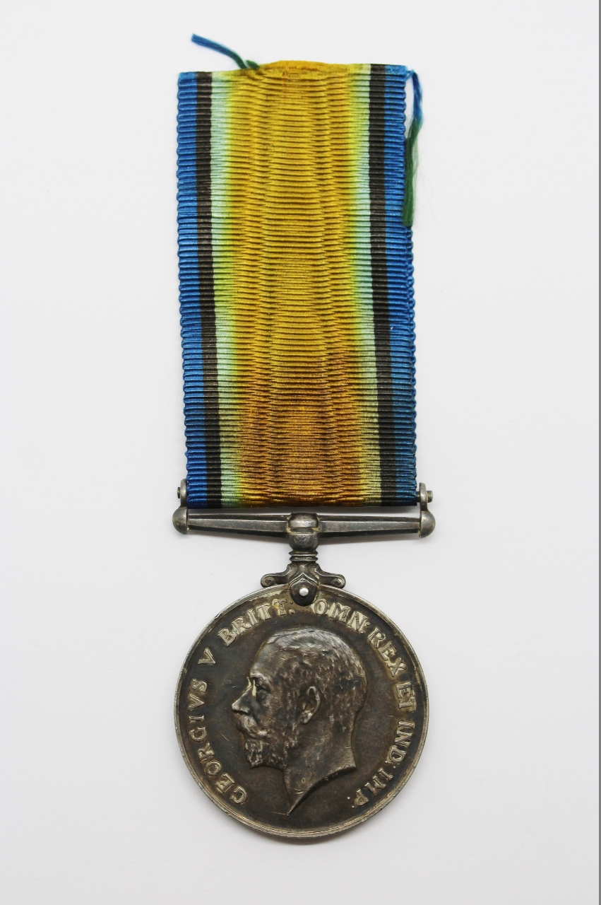 WW1 British War Medal - Pte. J. Churchill, City of London Yeomanry (Rough Riders)