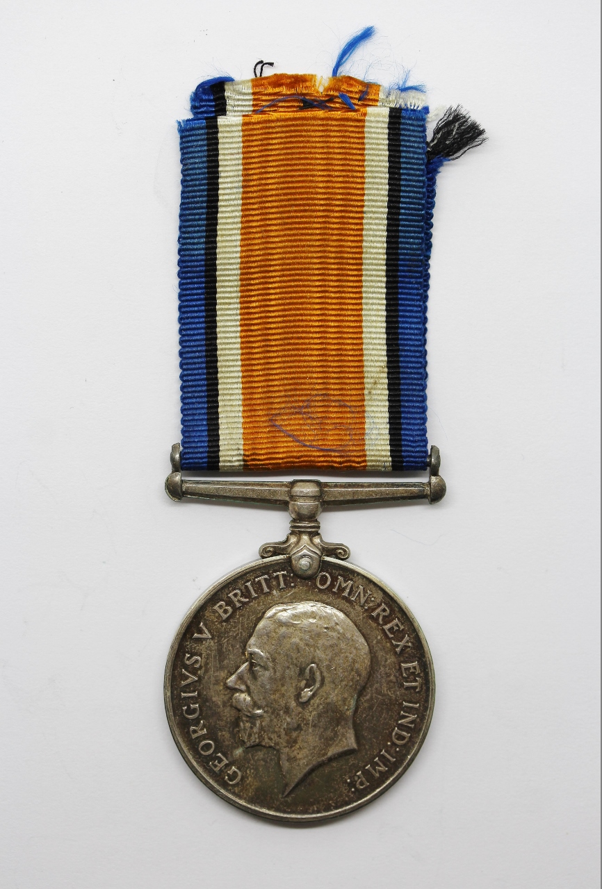 WW1 British War Medal - Pte. F.E. Goudge, Dorsetshire Regiment