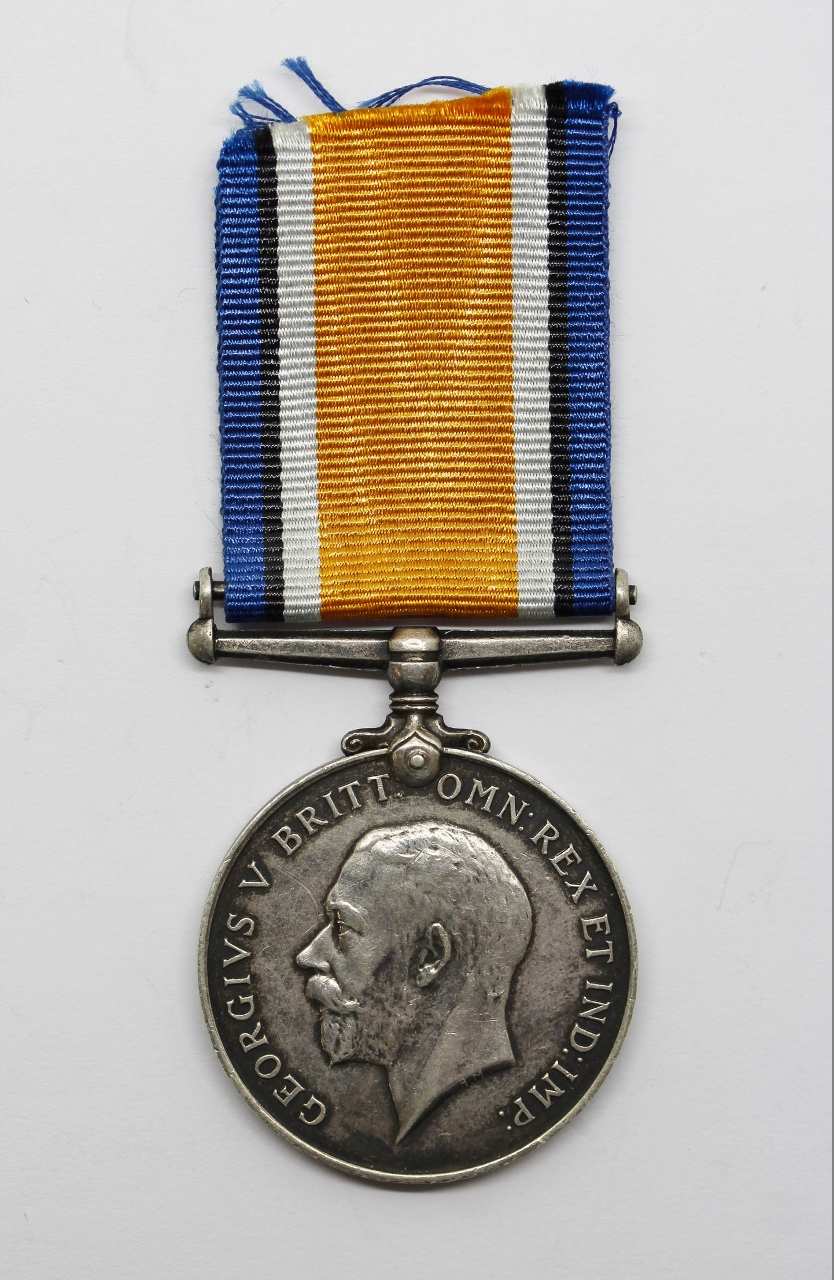 WW1 British War Medal - Pte. A.C. Norman, Royal Scots (Wounded)
