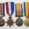 WW1 Military Medal, 1914-15 Star, British War Medal & Victory Medal Group - Pte. J.W. Mortimer, 9th Bn. York & Lancaster Regiment / East Yorkshire Regiment / Royal Air Force