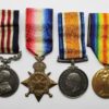 WW1 Military Medal, 1914-15 Star, British War Medal & Victory Medal Group - Bmbr. H. Gorst, Royal Field Artillery (Twice Wounded)