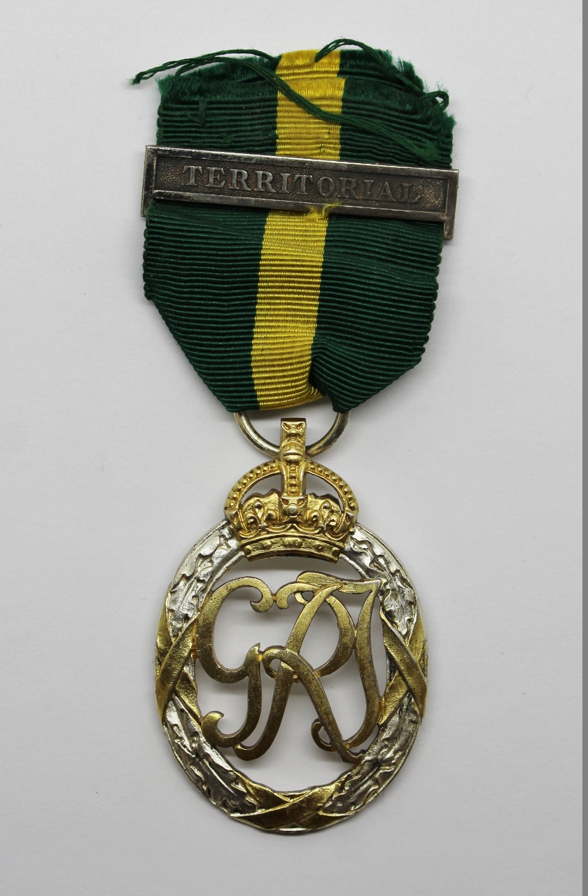 George VI (GRI) Efficiency Decoration - Dated 1945