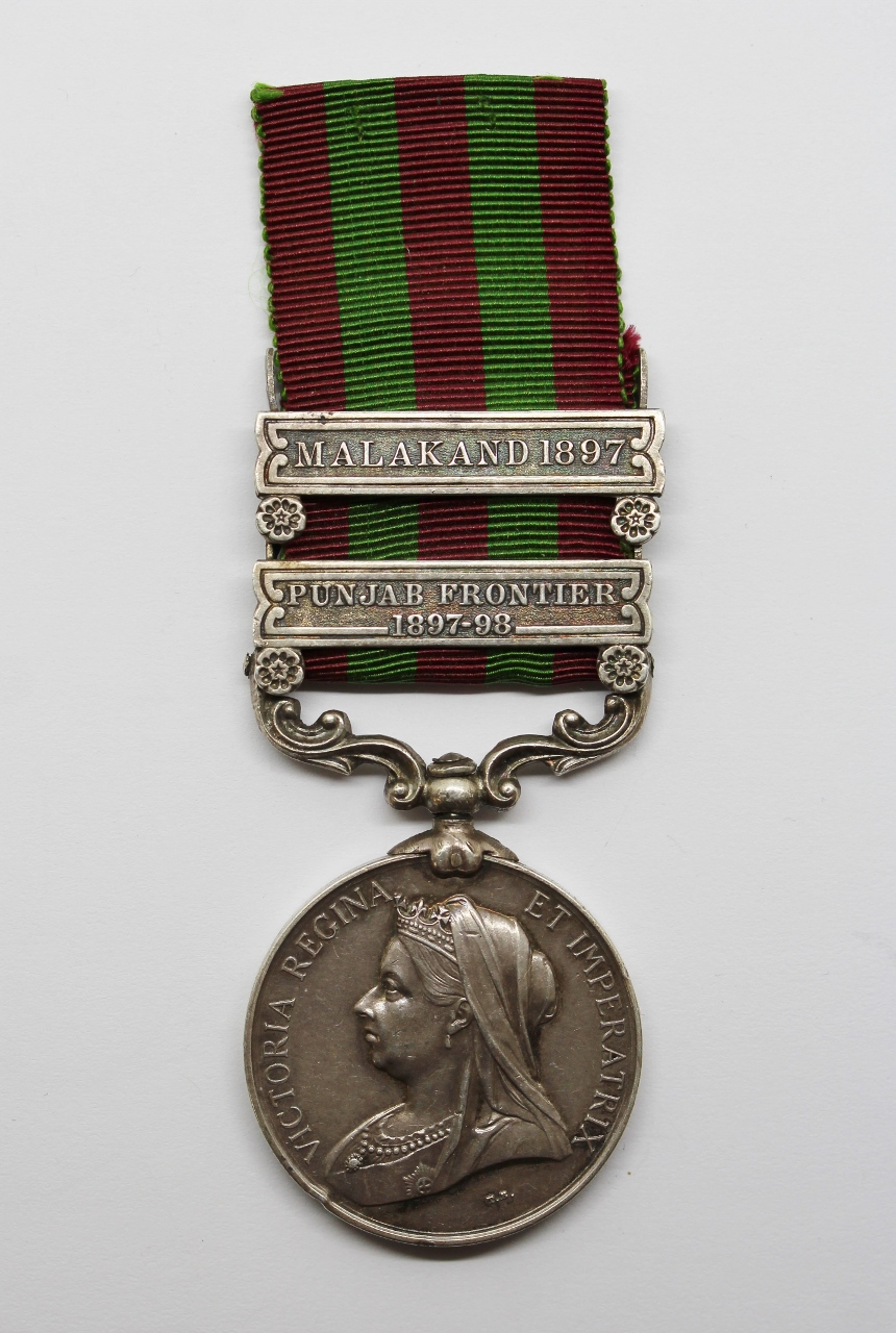 1895 India General Service Medal (Clasps - Punjab Frontier 1897-98, Malakand 1897) - Sapper Daud Khan, Madras Sappers & Miners