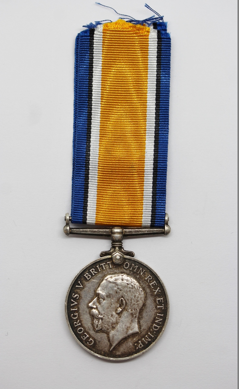 WW1 British War Medal - Pte. J.S. McCullum, Army Service Corps