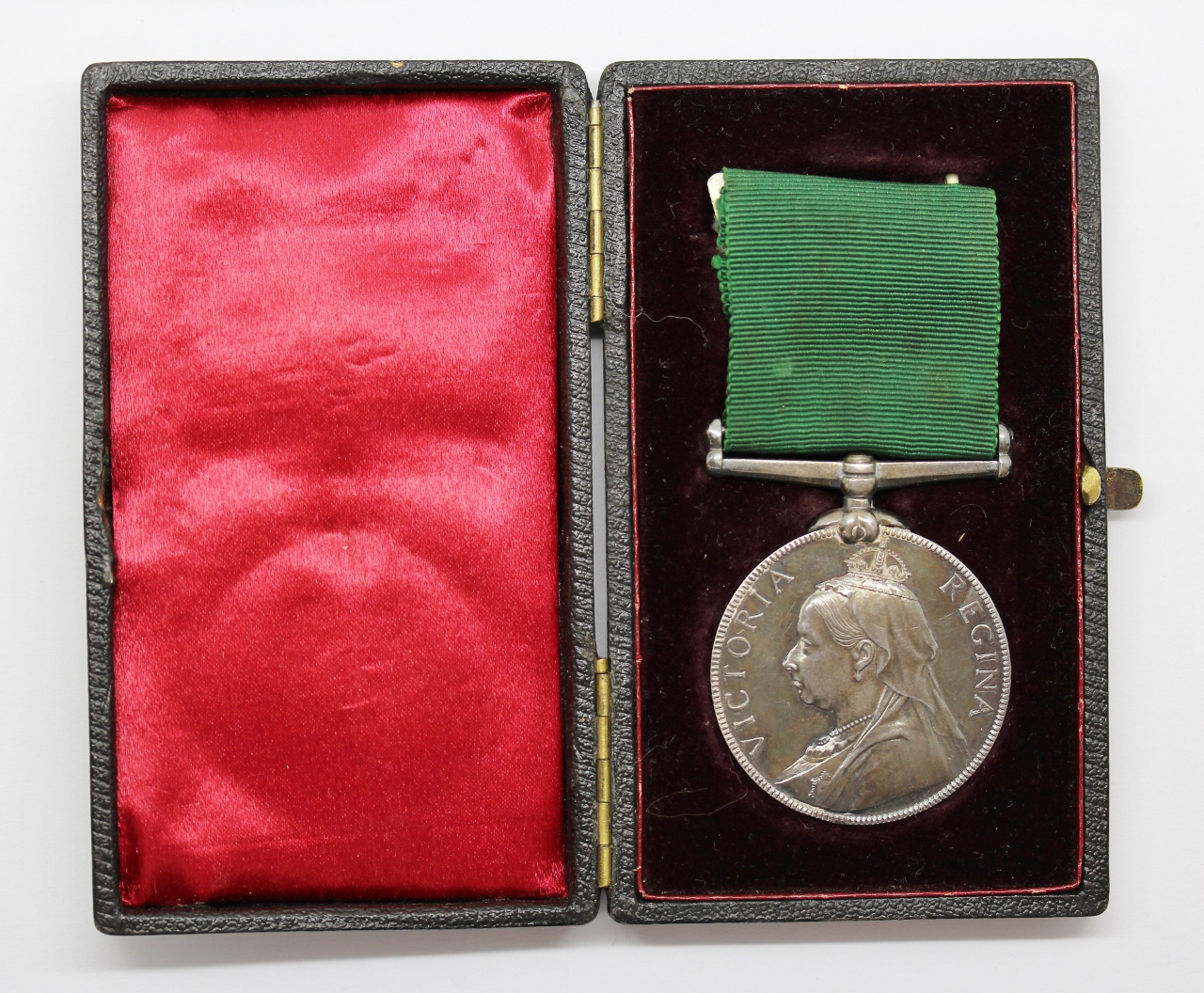 Victorian Volunteer Long Service & Good Conduct Medal in Fitted Box - Unnamed