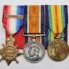 WW1 1914 Mons Star & Bar Medal Trio - Pte. H. Carpenter, 1st Grenadier Guards - Wounded