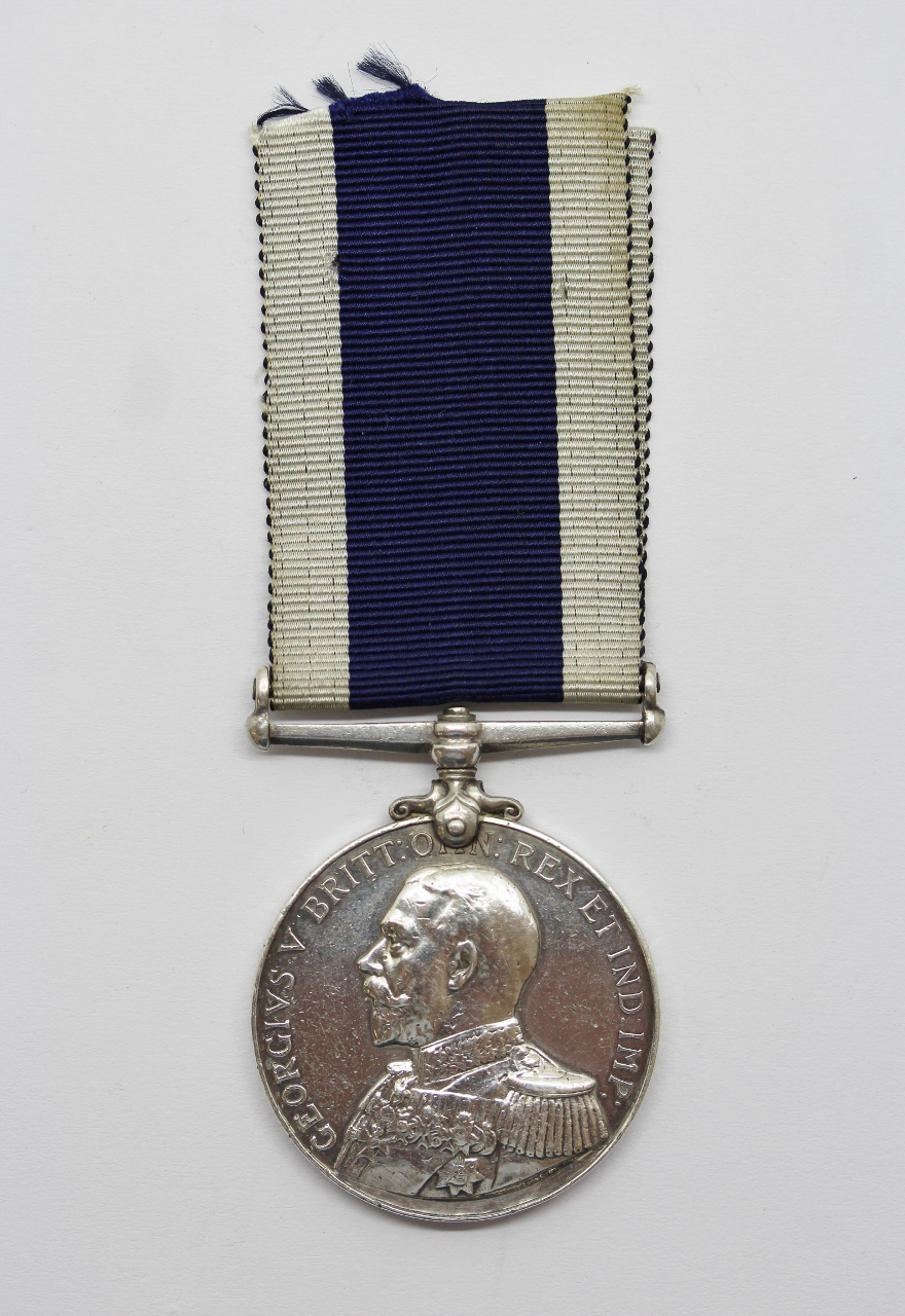 George V Royal Navy Long Service & Good Conduct Medal - Lg. Carr. Cr. J. E. Lakeman, Royal Navy, H.M.S. Impregnable (Served on HMS Dublin at Gallipoli & Jutland)