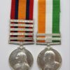 Queen's South Africa Medal (Clasps - Belmont, Modder River, Driefontein, Johannesburg, Belfast) & King's South Africa Medal (Clasps - South Africa 1901, South Africa 1902) - Corpl. C. Sharp, Grenadier Guards
