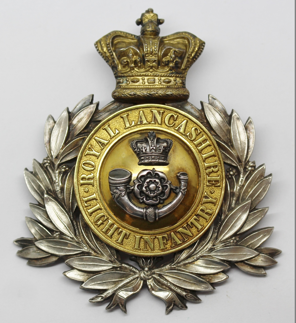 Victorian 4th Royal Lancashire Light Infantry Militia Officer's Shako Plate (c.1869-78)