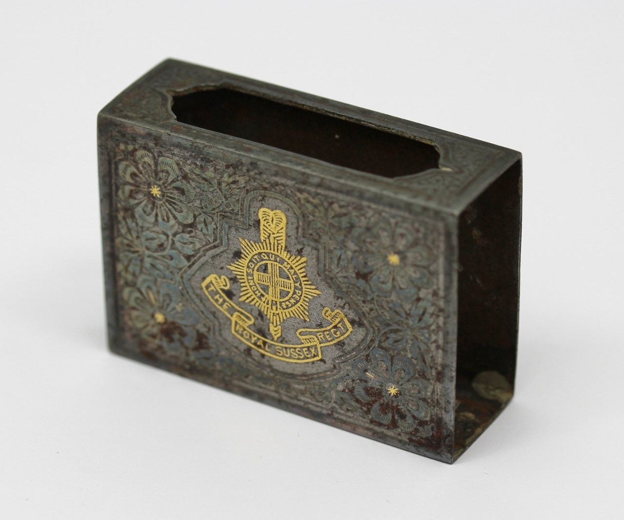 The Royal Sussex Regiment Matchbox Sleeve / Case