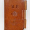 Metropolitan Police 'F' Division (Paddington) Leather Notebook Cover - King's Crown