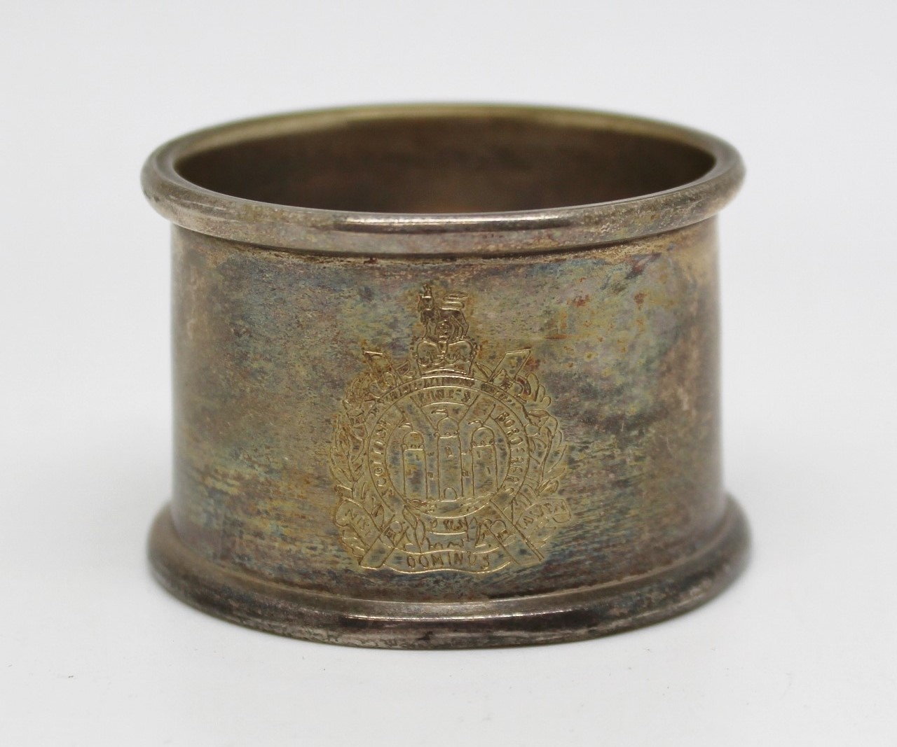 King's Own Scottish Borderers (K.O.S.B.) Silver Plated Napkin Ring