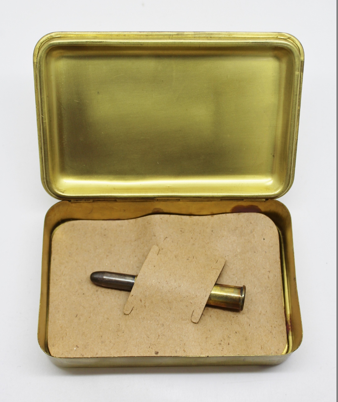 WW1 1914 Princess Mary Christmas Gift Tin with Bullet Pencil