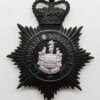 Eastbourne Borough Police Night Helmet Plate - Queen's Crown