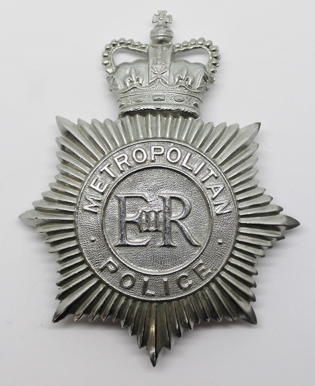 Metropolitan Police Helmet Plate - Queen's Crown
