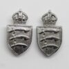 Pair of Essex Constabulary Collar Badges - King's Crown