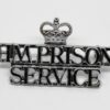 H. M. Prison Service Shoulder Title - Queen's Crown