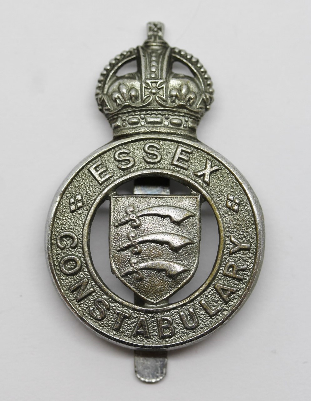 Essex Constabulary Cap Badge - King's Crown
