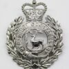 Berkshire Constabulary Wreath Helmet Plate - Queens Crown