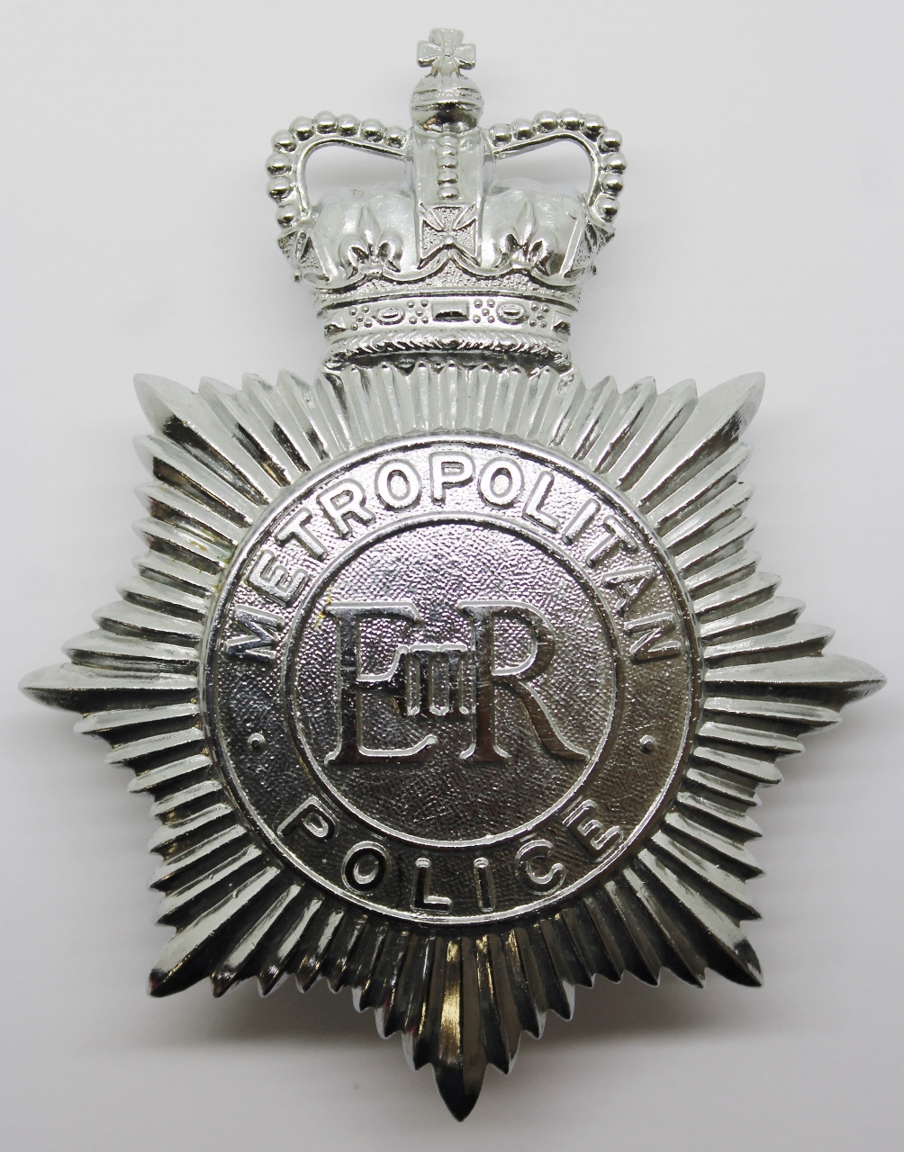 Metropolitan Police Helmet Plate - Queens Crown