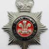 Dyfed - Powys Heddlu - Police Enamelled Helmet Plate - Queens Crown