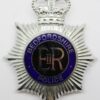 Bedfordshire Police Enamelled Helmet Plate - Queens Crown