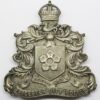 Leicester City Police Helmet Plate - Kings Crown