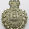 Guernsey Police Wreath Helmet Plate - Kings Crown