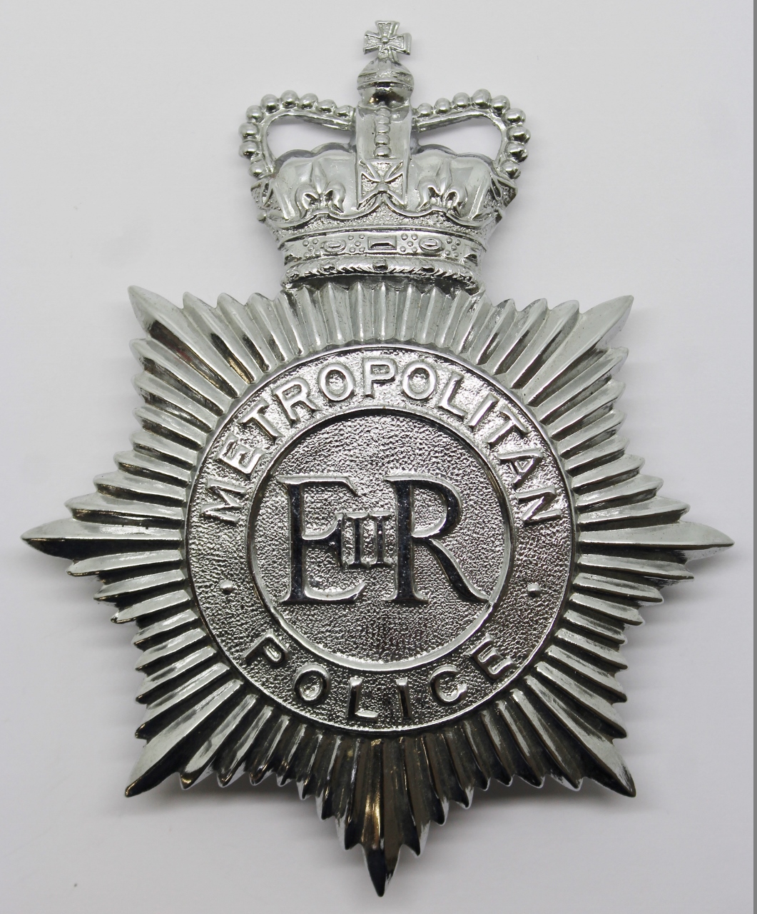 Metropolitan Police Helmet Plate - Queens Crown