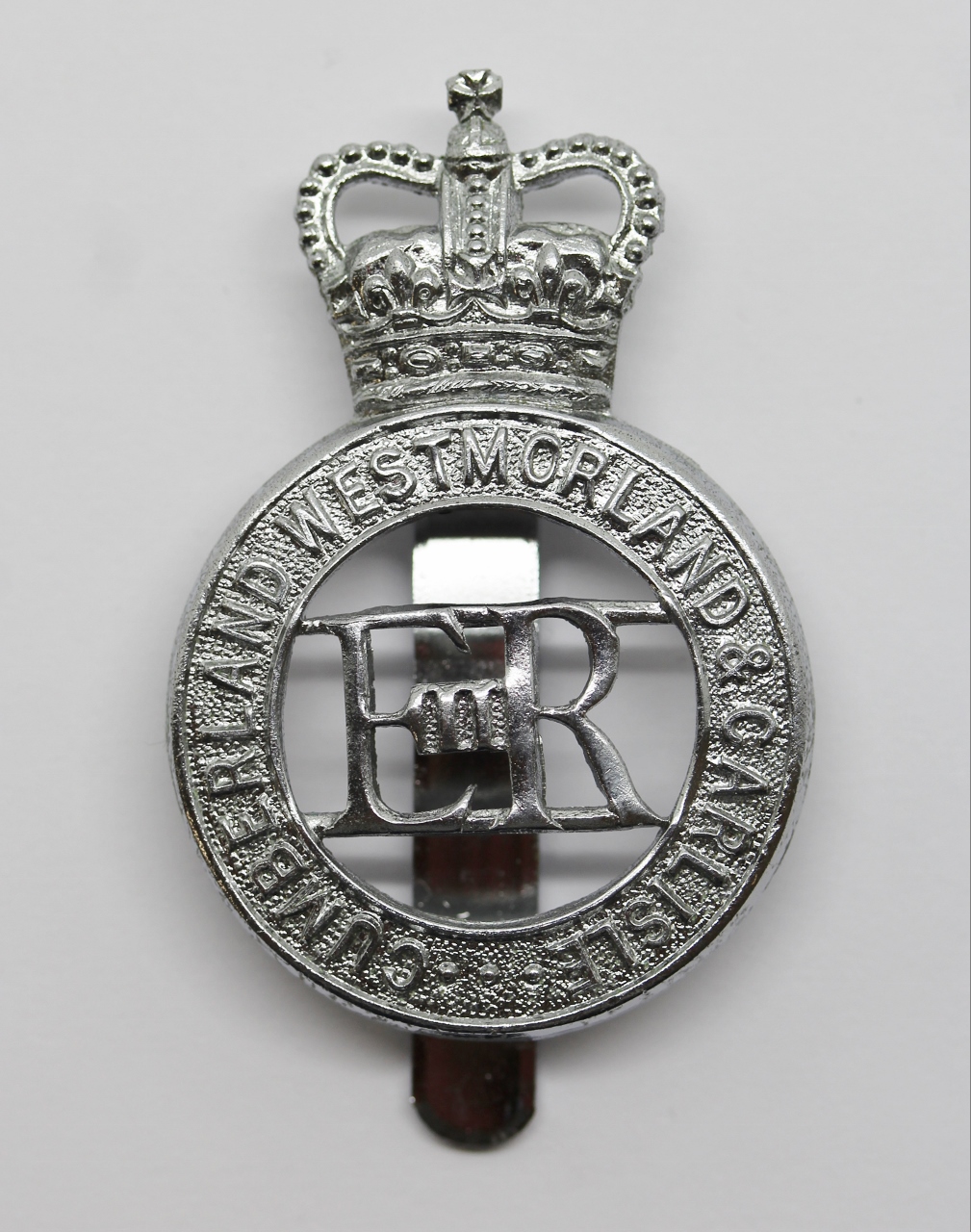 Cumberland Westmoreland & Carlisle Constabulary Cap Badge - Queen's Crown