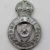 Portsmouth City Police Cap Badge - King's Crown