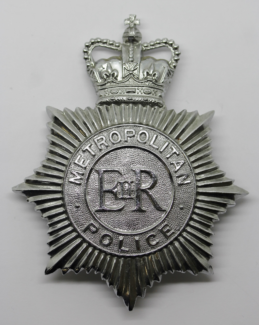 Metropolitan Police Helmet Plate- Queen's Crown