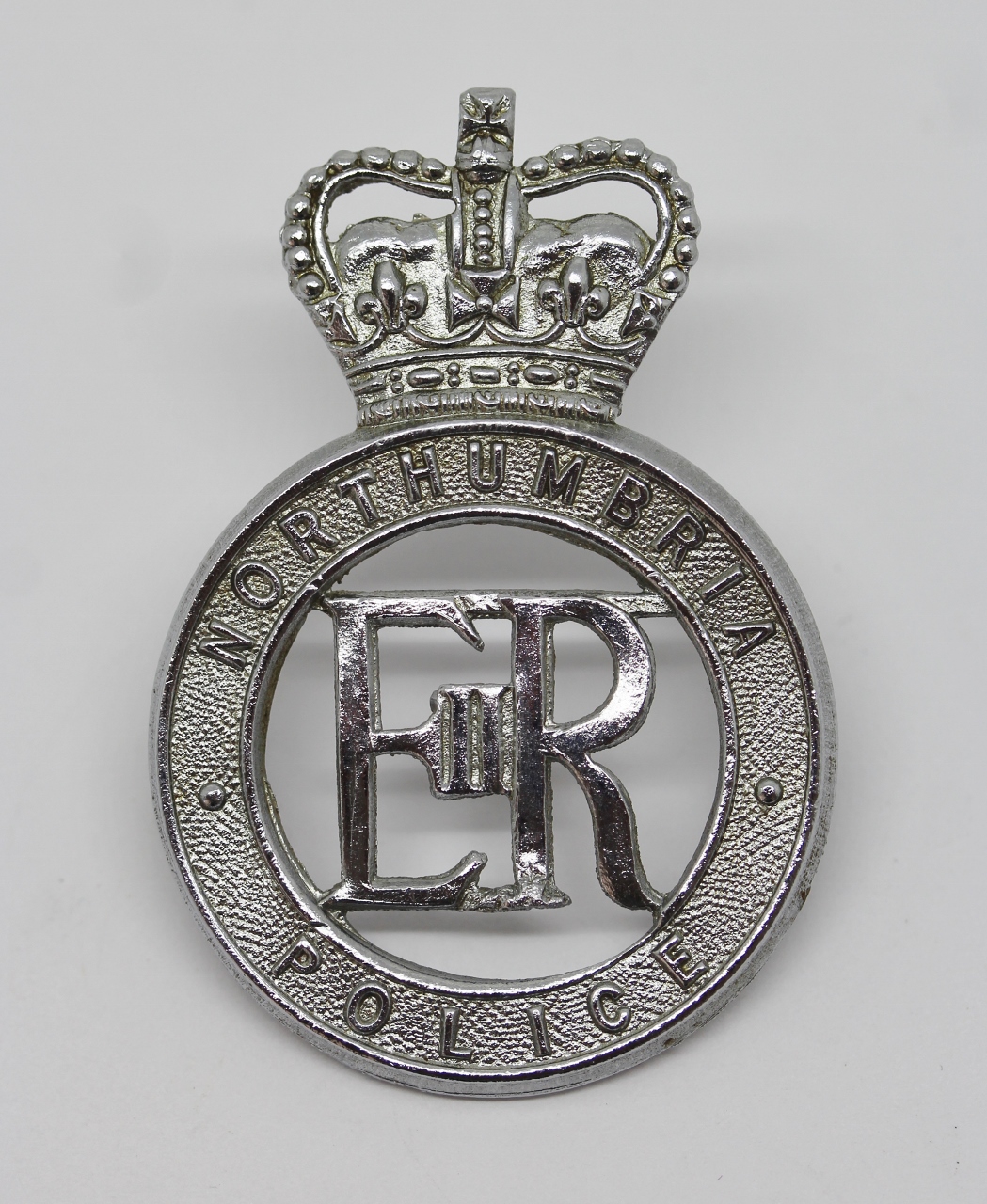 Northumbria Police Cap Badge - Queen's Crown