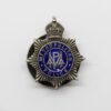Metropolitan Police Athletics Association M.P.A.A. Enamelled Lapel Badge - King's Crown