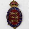Dorset Special Constable Enamelled Lapel Badge - King's Crown