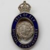 Isle of Ely Special Constabulary Enamelled Lapel Badge - King's Crown