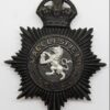 Macclesfield Borough Police Night Helmet Plate - King's Crown