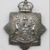 Derby Borough Police Helmet Plate - King's Crown
