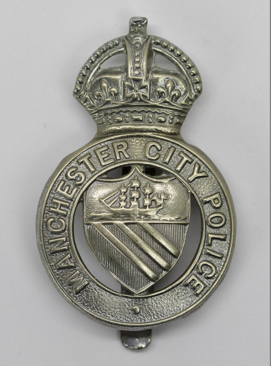 Manchester City Police Cap Badge - King's Crown